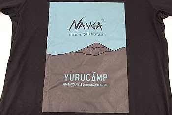 Amazon.co.jp: ゆるキャン△×NANGA ビッグシルエットTシャツ（XL